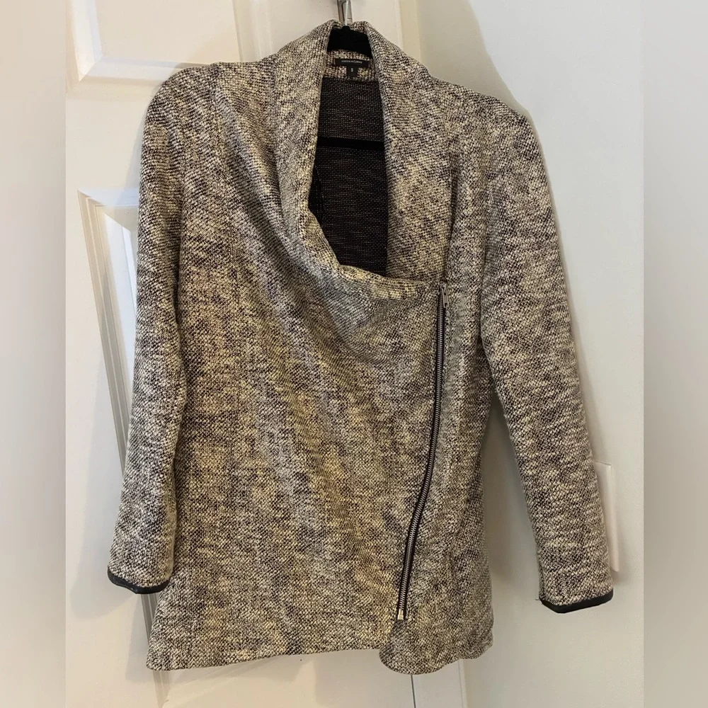 Stella & Dot Metallic Moto Jacket Size Small